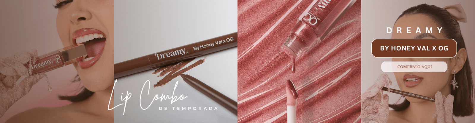 Glow Cósmeticos | Maquillaje y Cuidado Facial baner girly inicio