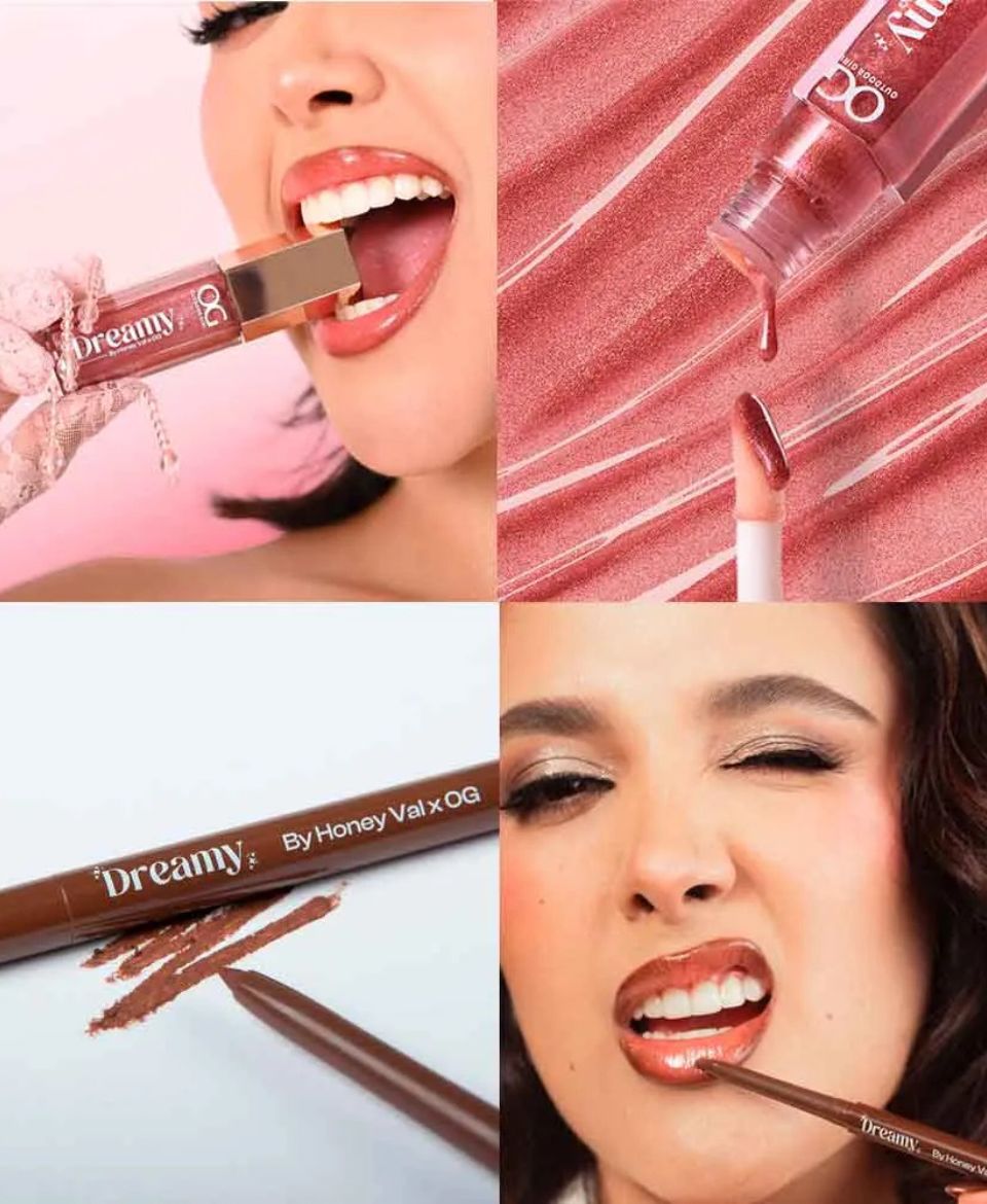 lip combo dreamy honey val x og lip combo dreamy honey val x og