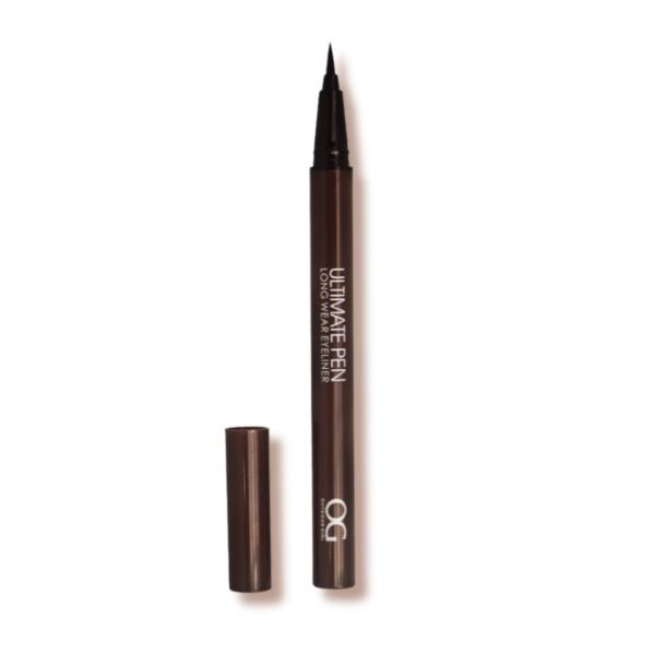 Maquillaje delineador cafe ogg