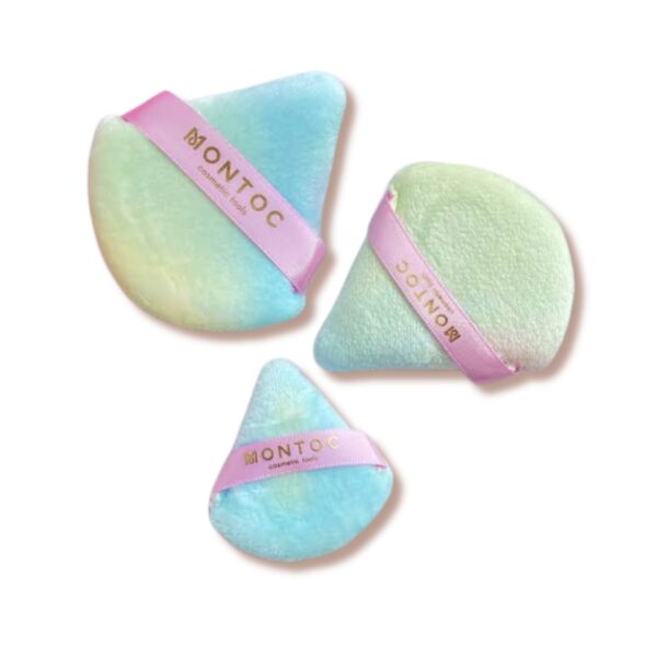 Maquillaje borlas x3 montoc